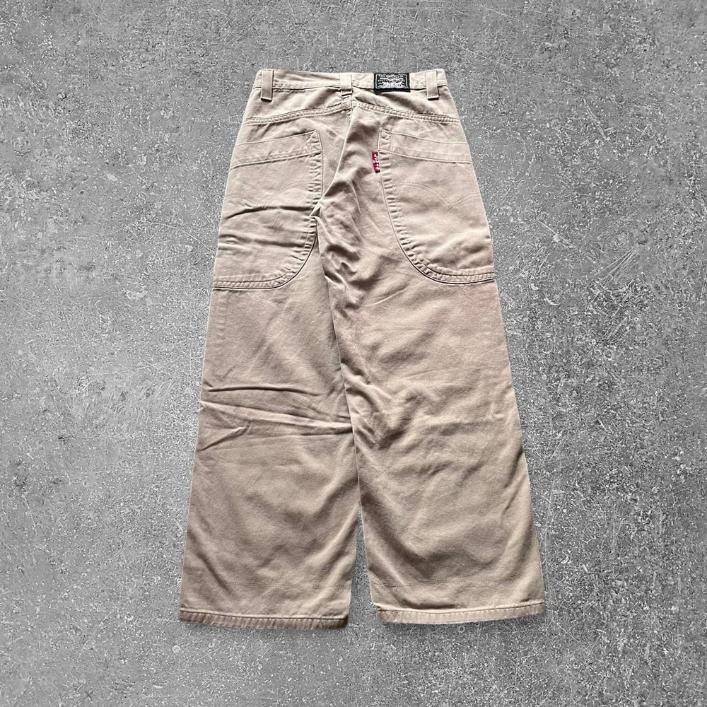 VTG Y2K Levi's Red Tab‎ Wide Leg 28x27  Jeans Big Tab Drop Pocket JNCO Style